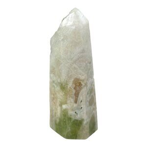 Natural Green Phantom Quartz Crystal Tower Point Balance Cleanse Auras Energy
